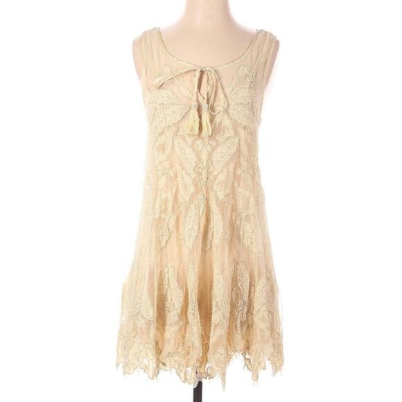 Free People La Palma Trapeze Beaded Mini Dress - Picture 2 of 9